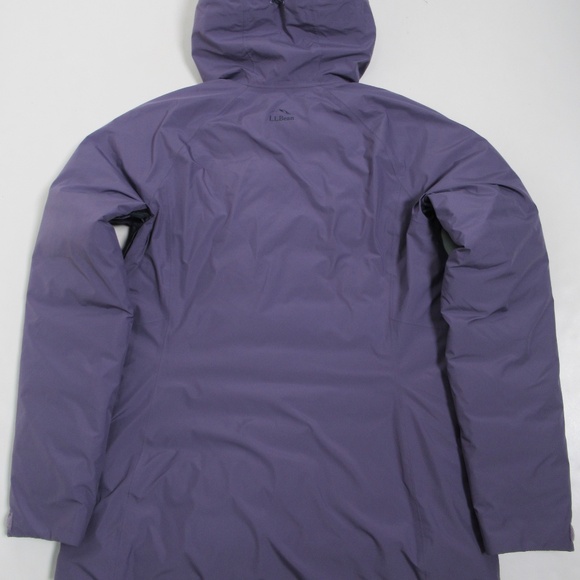 L.L. Bean Women's Waterproof Ultralight Down Jacket Muted Purple 511443 Size S - Picture 7 of 12